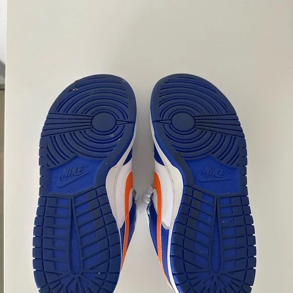 5.5Y Nike Blue and Orange dunks - Picture 6 of 10